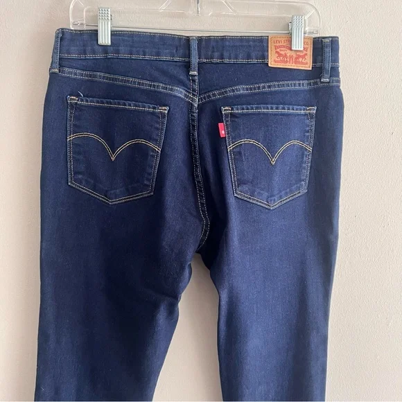 Levi’s women’s 711 Skinny size 31 dark Blue Women's Jeans stretch beauti… - Picture 4 of 8